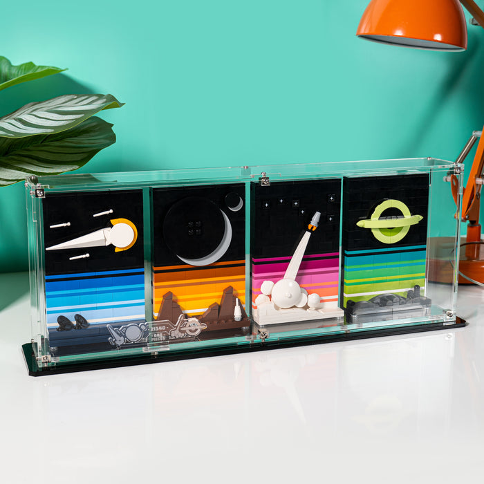 Wall Mounted Display case for LEGO® Ideas: Tales of the Space Age (21340)