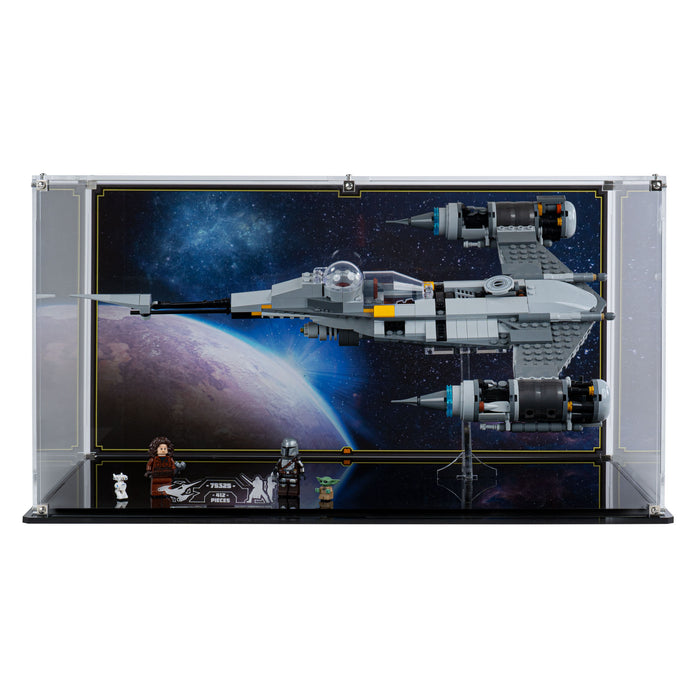 Display case for LEGO® Star Wars The Mandalorian's N-1 Starfighter™ (75325)