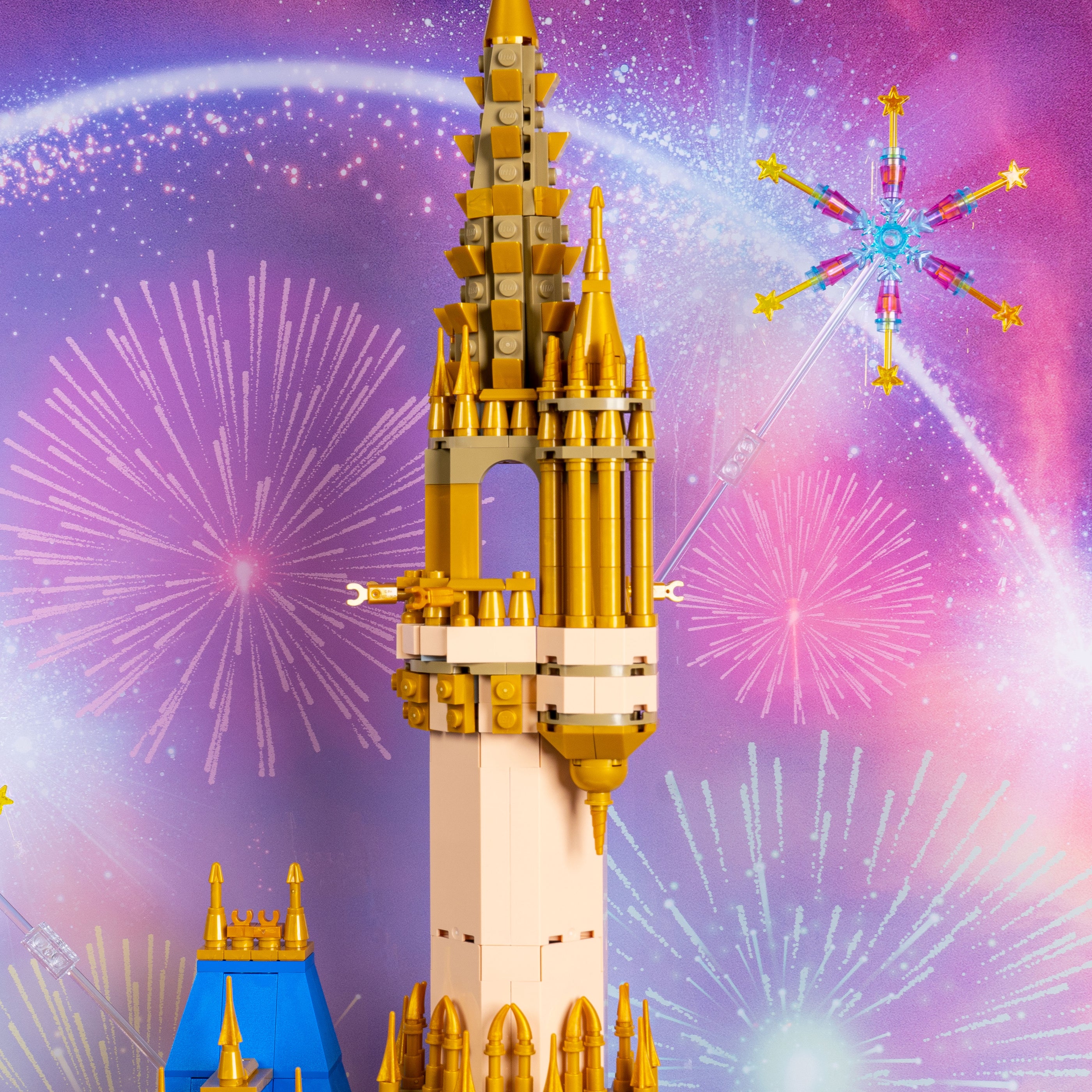 Display case for LEGO® Disney Castle (43222) — Wicked Brick