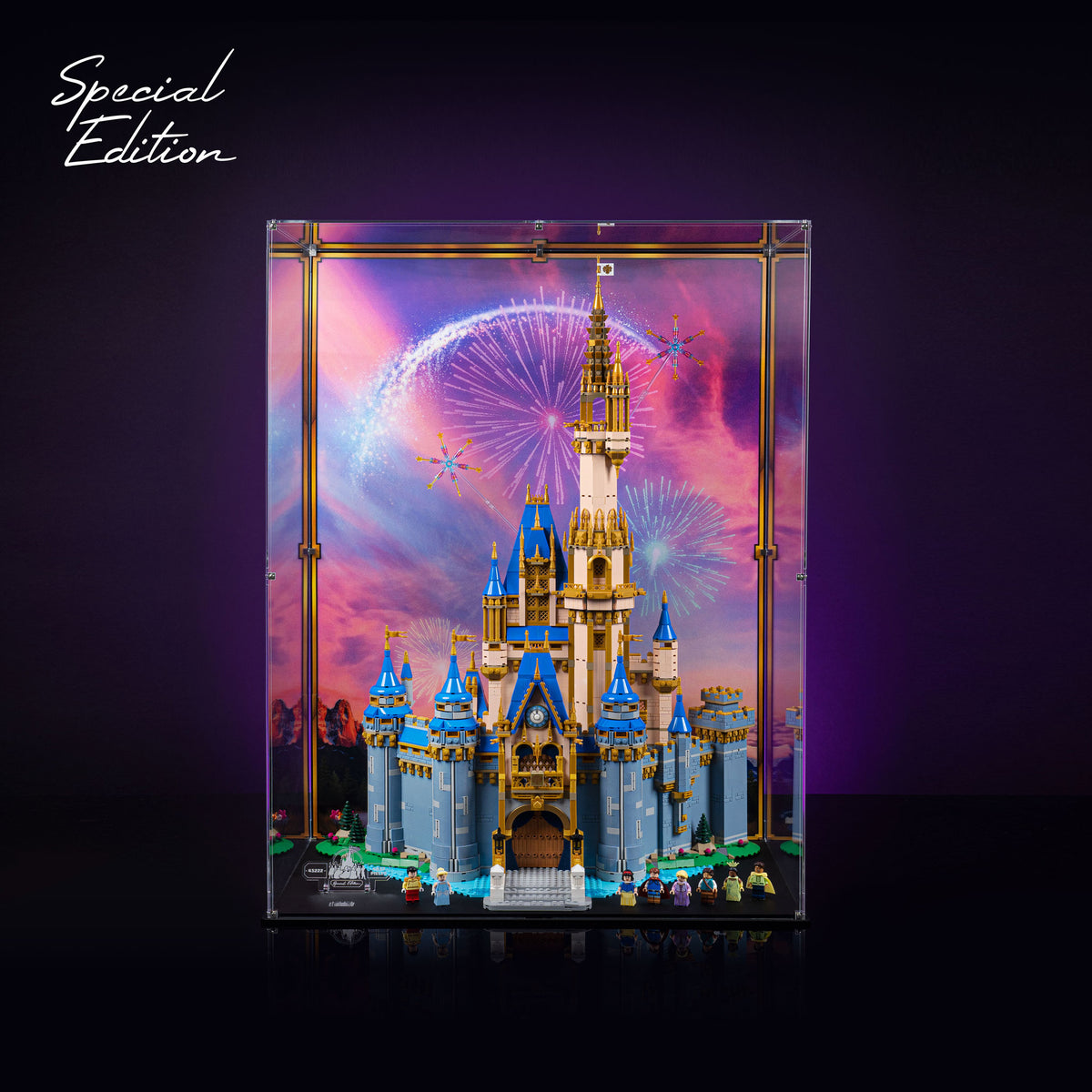 Magical Lego Disney Castle with 10,000 Bricks and LED Lights