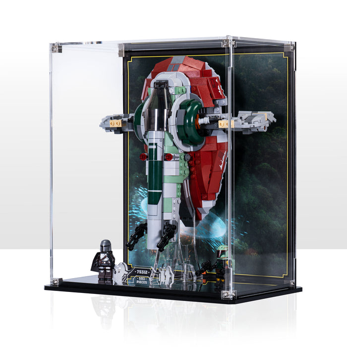 Display case for LEGO® Star Wars™: Boba Fett’s Starship™ (75312)