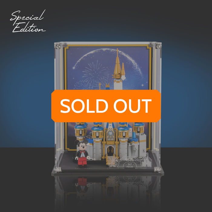 Limited Edition display case for LEGO® Mini Disney Castle (40478)