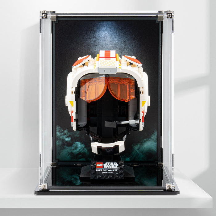 Display Case for LEGO® Luke Skywalker™ (Red Five) Helmet (75327)