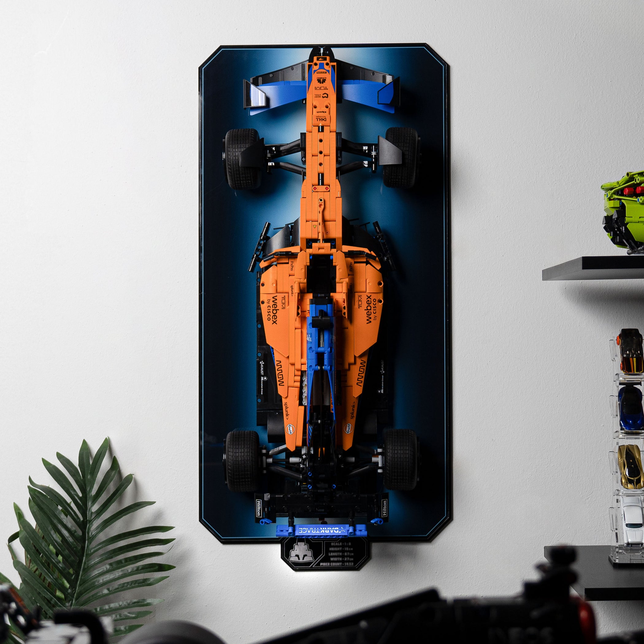 Display Stand For LEGO Technic McLaren Formula 1 Race Car 42141 display-stand-for-lego-technic-mclaren-formula-1-race-car-42141