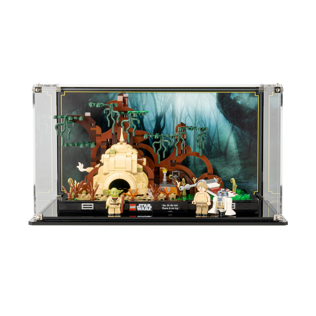 Display case for LEGO® Star Wars™ Dagobah Jedi Training Diorama (75330 —  Wicked Brick