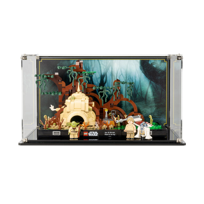 Display case for LEGO® Star Wars™ Dagobah Jedi Training Diorama (75330)