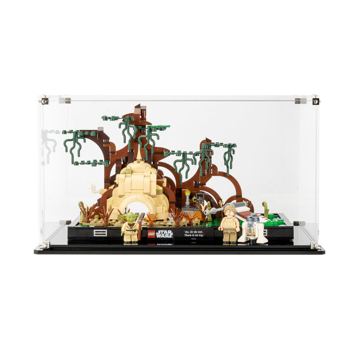 Display case for LEGO® Star Wars™ Dagobah Jedi Training Diorama (75330)