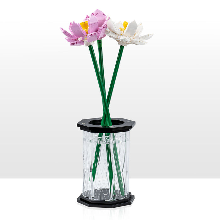 Large Display Vase for LEGO® Flowers - Black