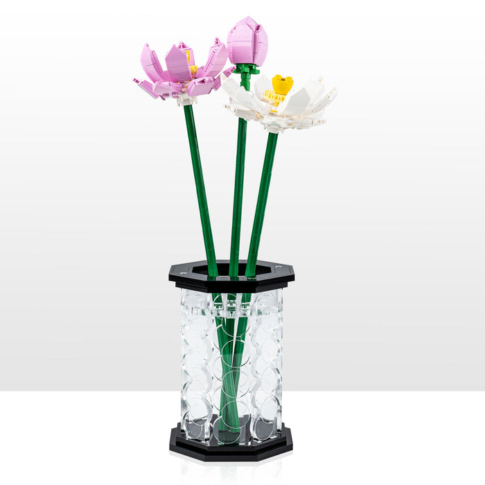 Large Display Vase for LEGO® Flowers - Black
