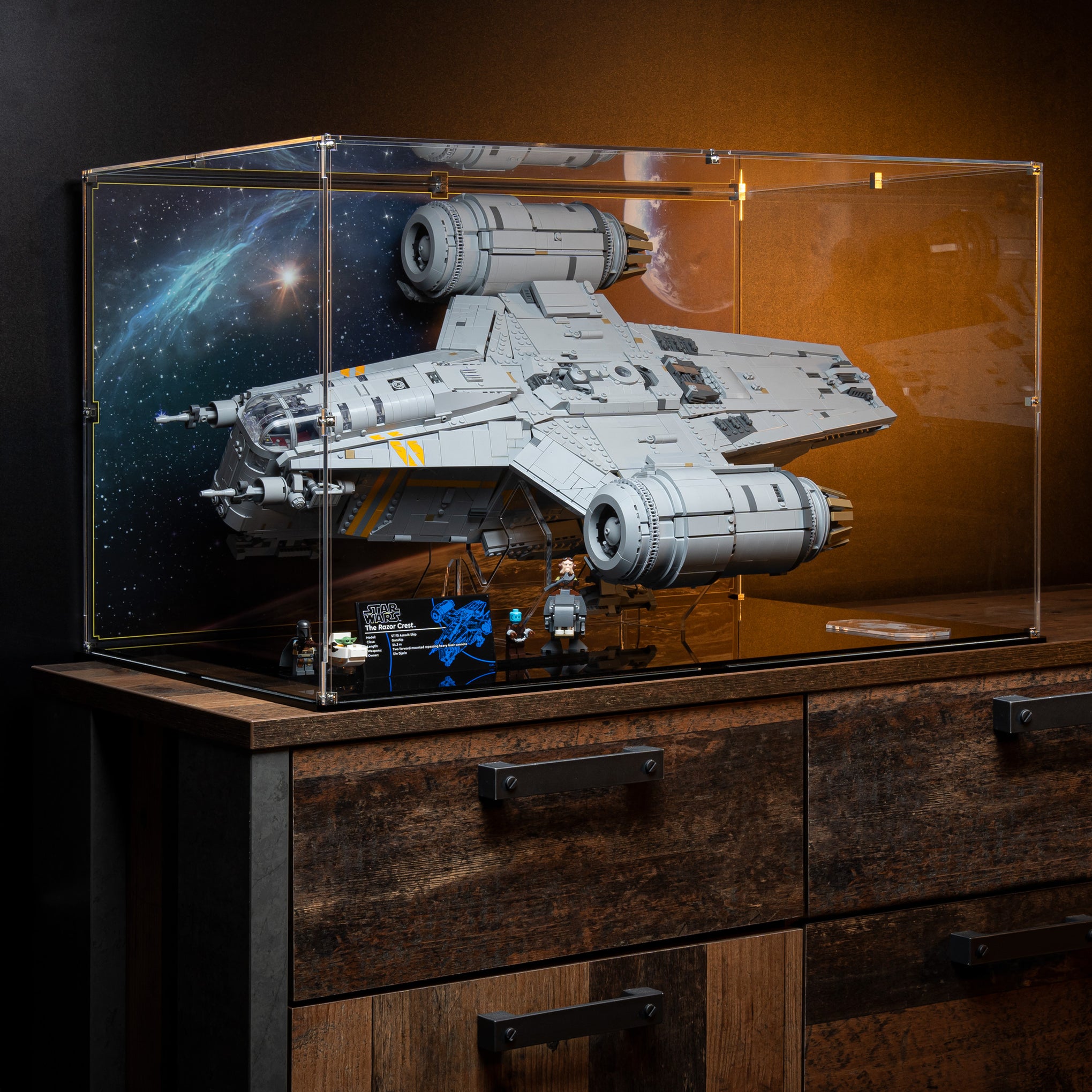 Display Case for LEGO® Star Wars™ UCS The Razor Crest™ (75331) — Wicked ...