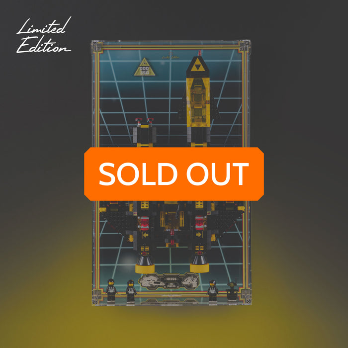 Limited Edition Wall Mounted Display Case for LEGO® Icons: Blacktron Renegade (10355)