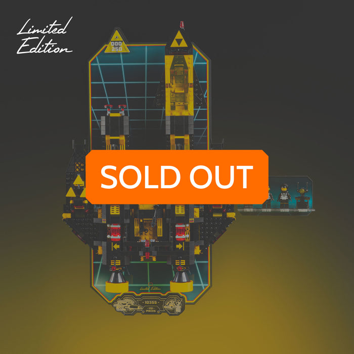 Limited Edition Wall Mounted Display Stand for LEGO® Icons: Blacktron Renegade (10355)