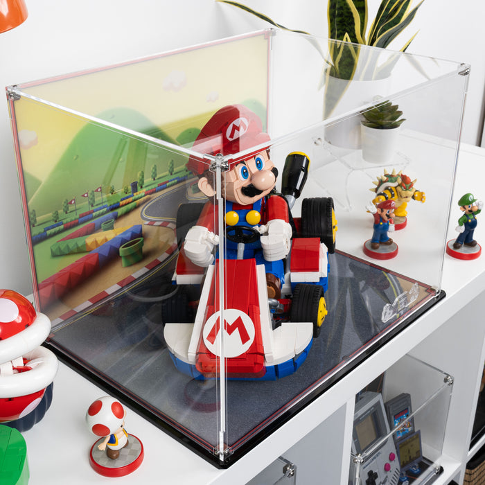Display Case for LEGO® Mario Kart™ Mario & Standard Kart (72037)