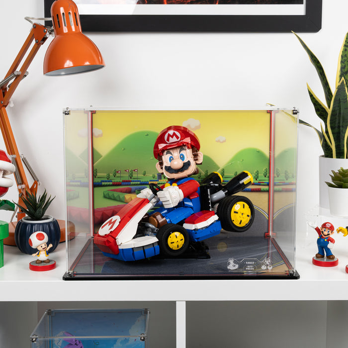 Display Case for LEGO® Mario Kart™ Mario & Standard Kart (72037)