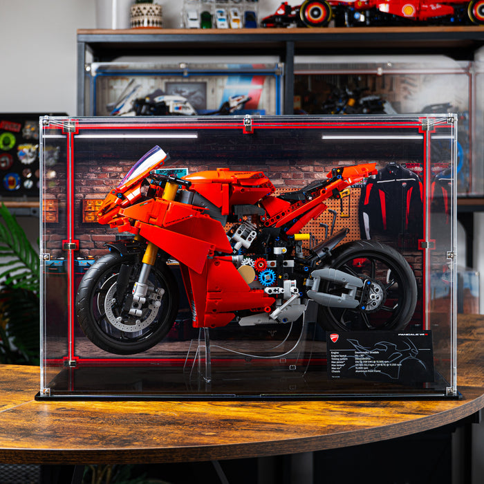 Display Case for LEGO Technic: Ducati Panigale V4 S (42202