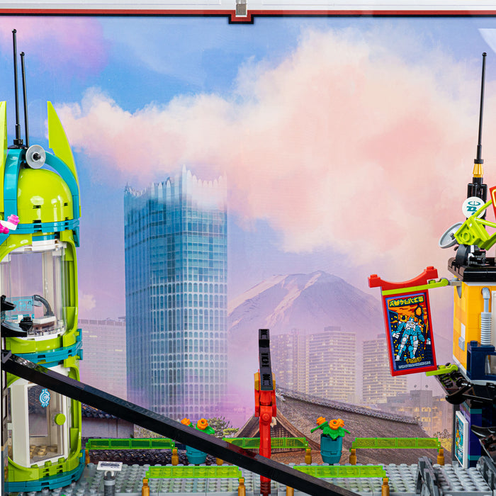 Display case for LEGO® NINJAGO® City Markets (71799)
