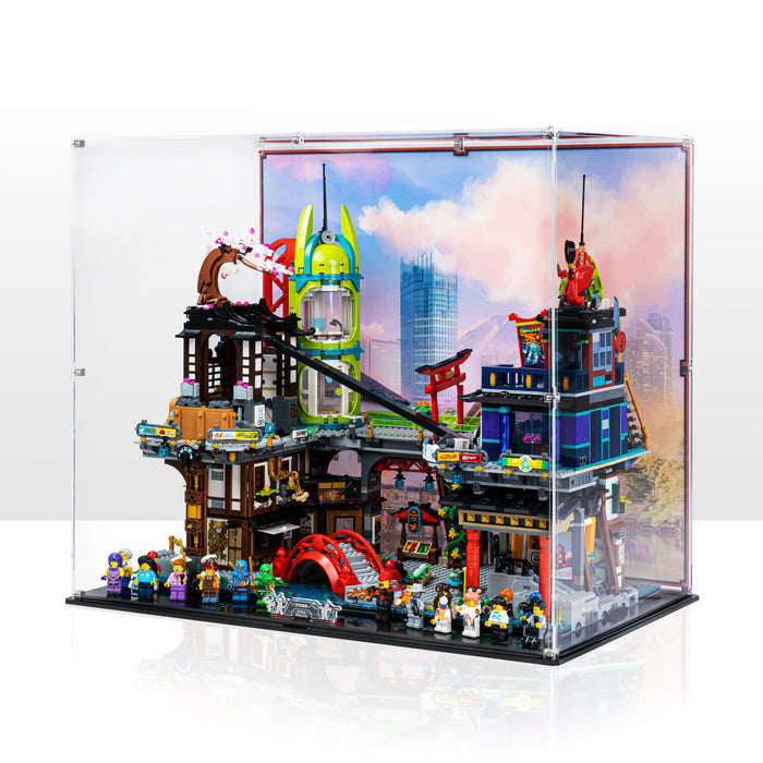 Display Case for LEGO® NINJAGO® City Markets (71799) — Wicked Brick