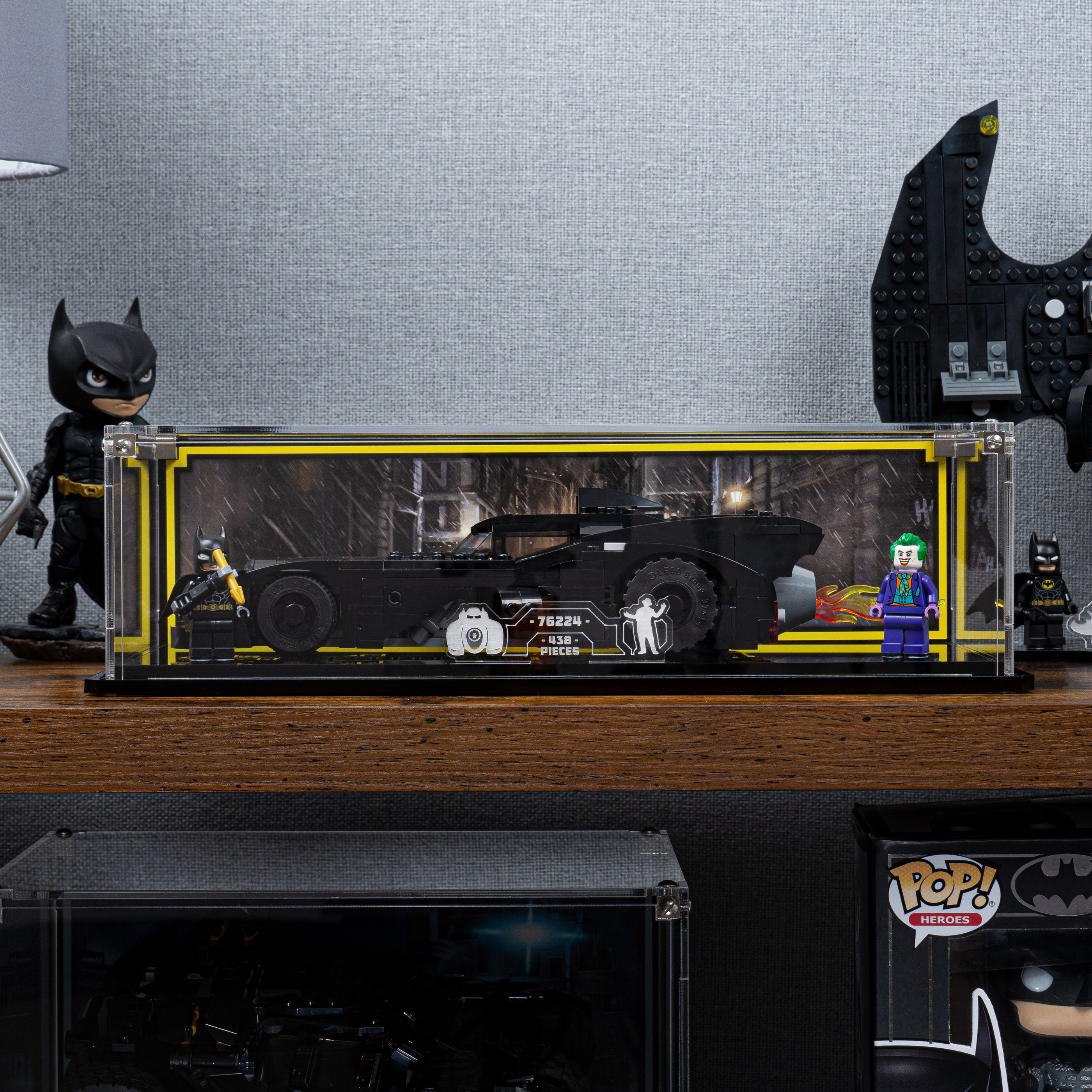 Display Case for LEGO Batmobile Batman vs. The Joker Chase 76224 ...