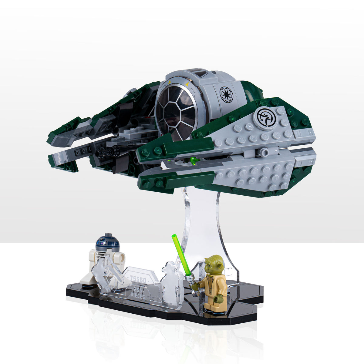 Display Stand for LEGO® Star Wars Yoda's Jedi Starfighter™ (75360)