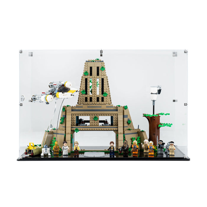 Clear display case for LEGO® Star Wars Yavin 4 Rebel Base (75365)