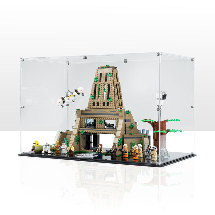 Clear display case for LEGO® Star Wars Yavin 4 Rebel Base (75365)