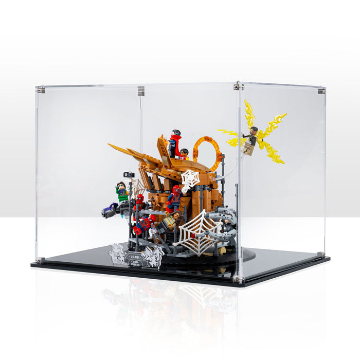 Clear display case for LEGO® Marvel Spider-Man Final Battle (76262)