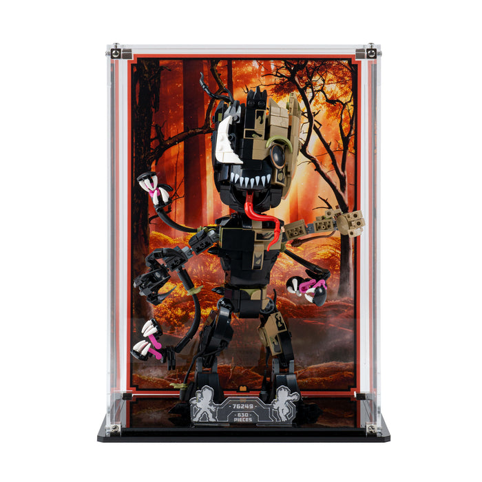 Display case for LEGO® Marvel Venomised Groot (76249)
