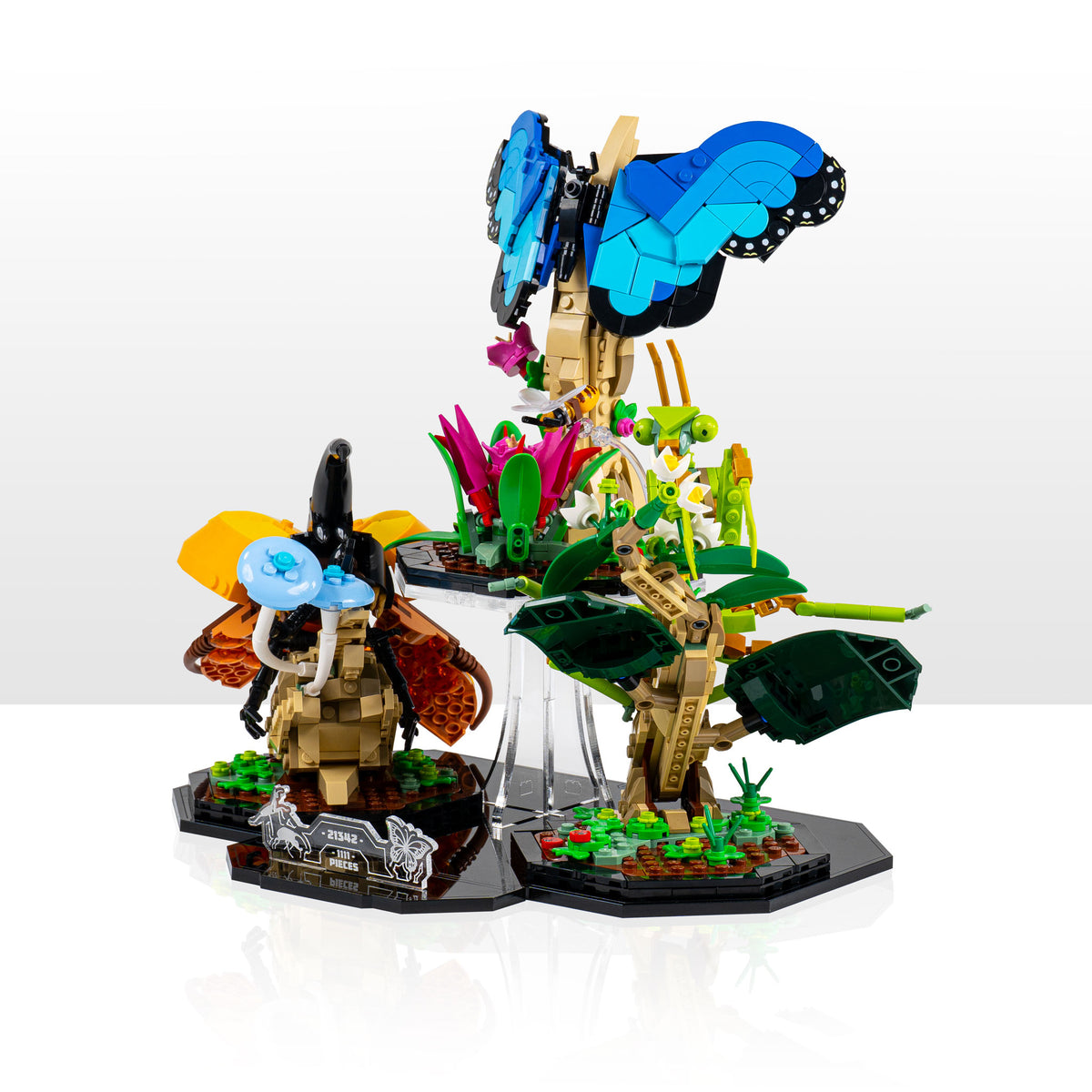 Display stand for LEGO® Ideas The Insect Collection (21342) — Wicked Brick