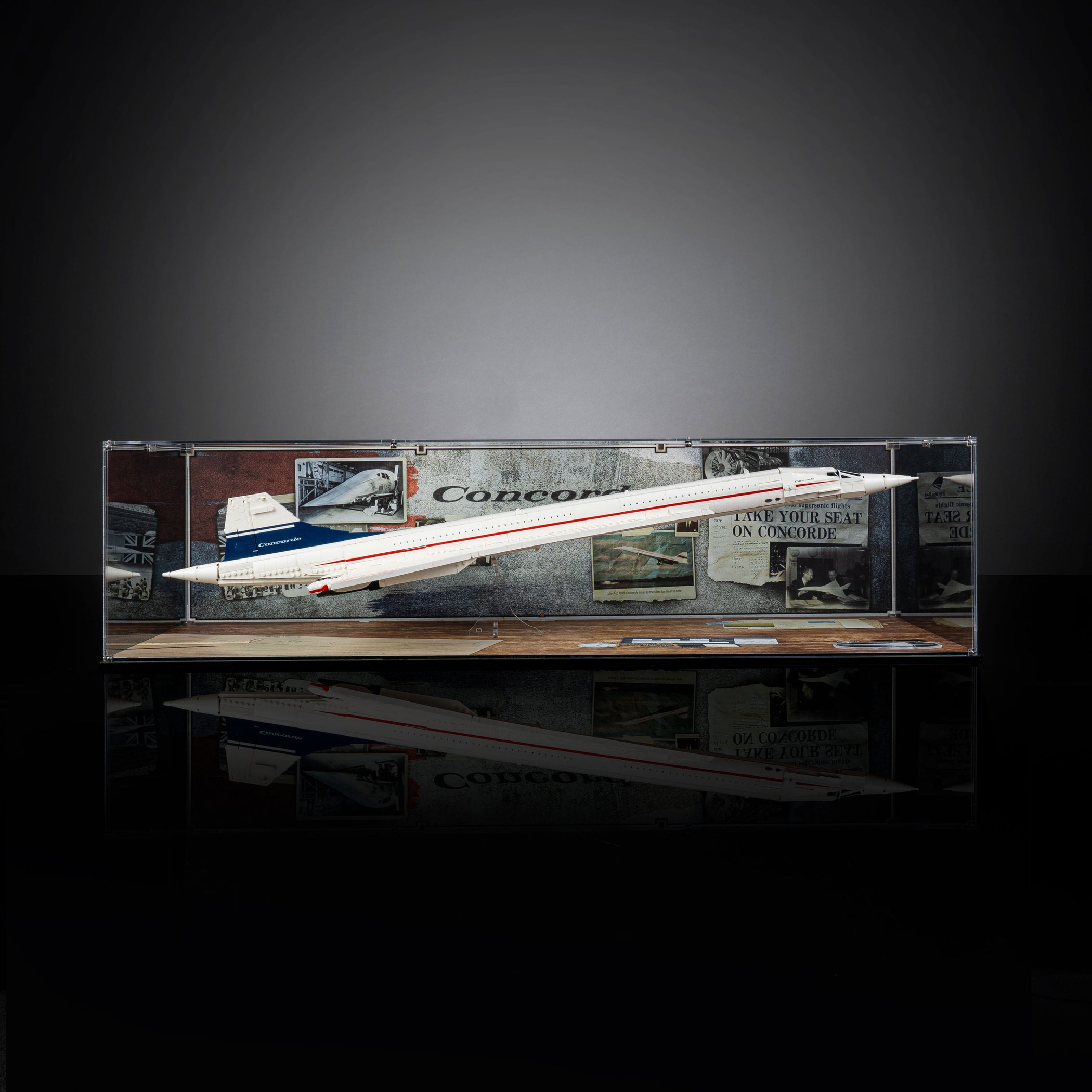 Limited Edition Display case for LEGO® Icons: Concorde (10318) — Wicked ...