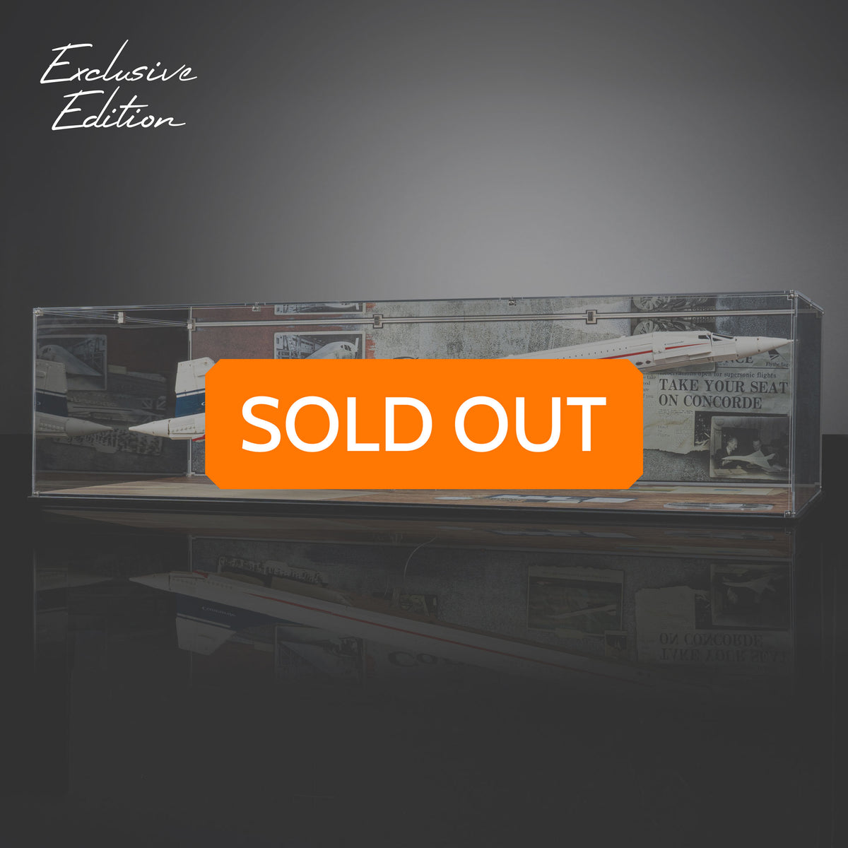 Limited Edition Display Case for LEGO® Icons: Concorde (10318