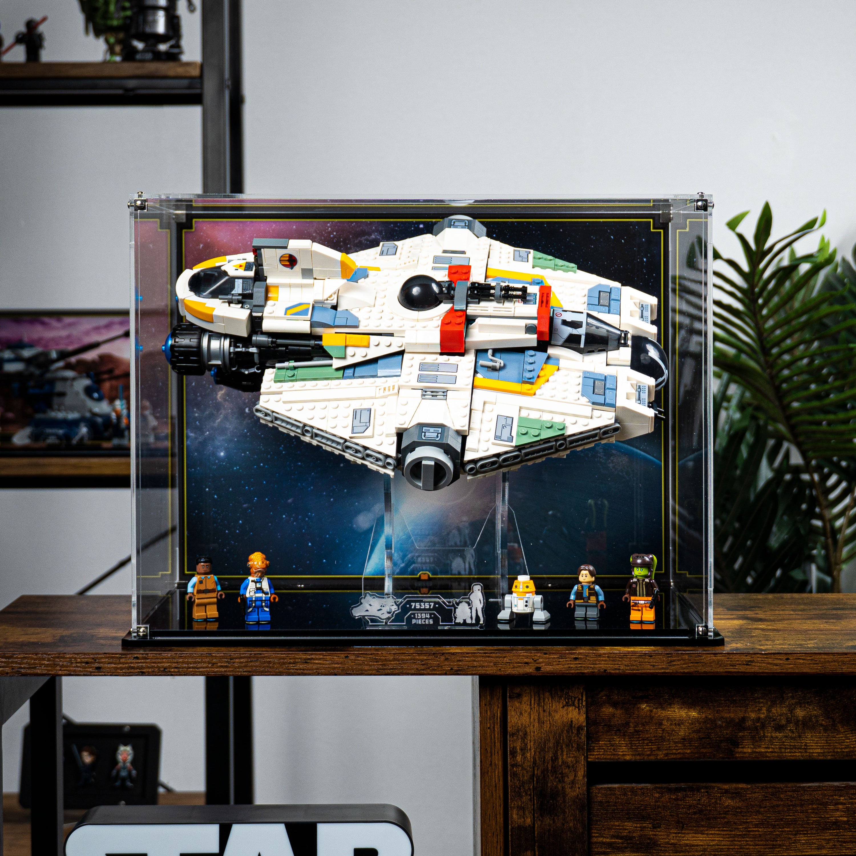 Display Stand for LEGO Star Wars Ghost & Phantom II 75357 — Wicked Brick