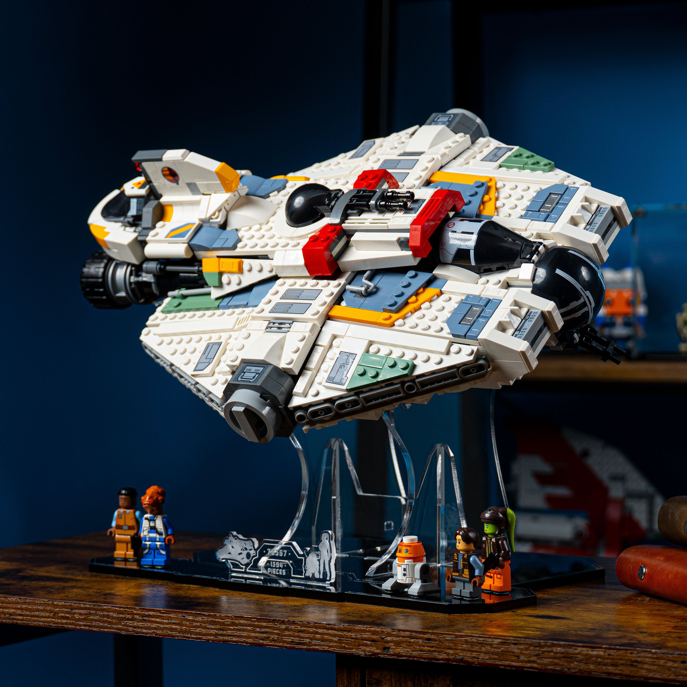 Display Stand for LEGO Star Wars Ghost & Phantom II 75357 — Wicked Brick