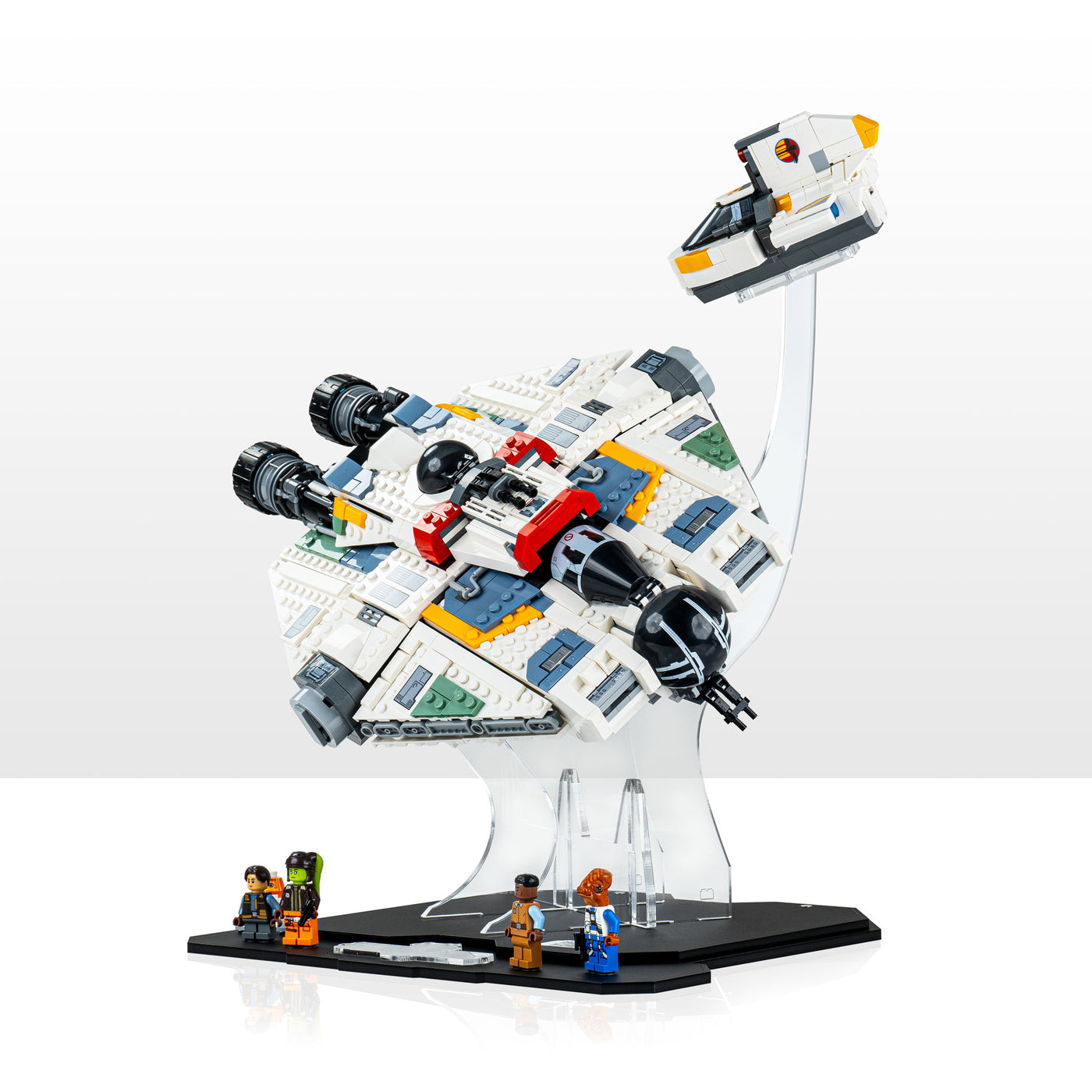 Display Stand for LEGO Star Wars Ghost & Phantom II 75357 — Wicked Brick