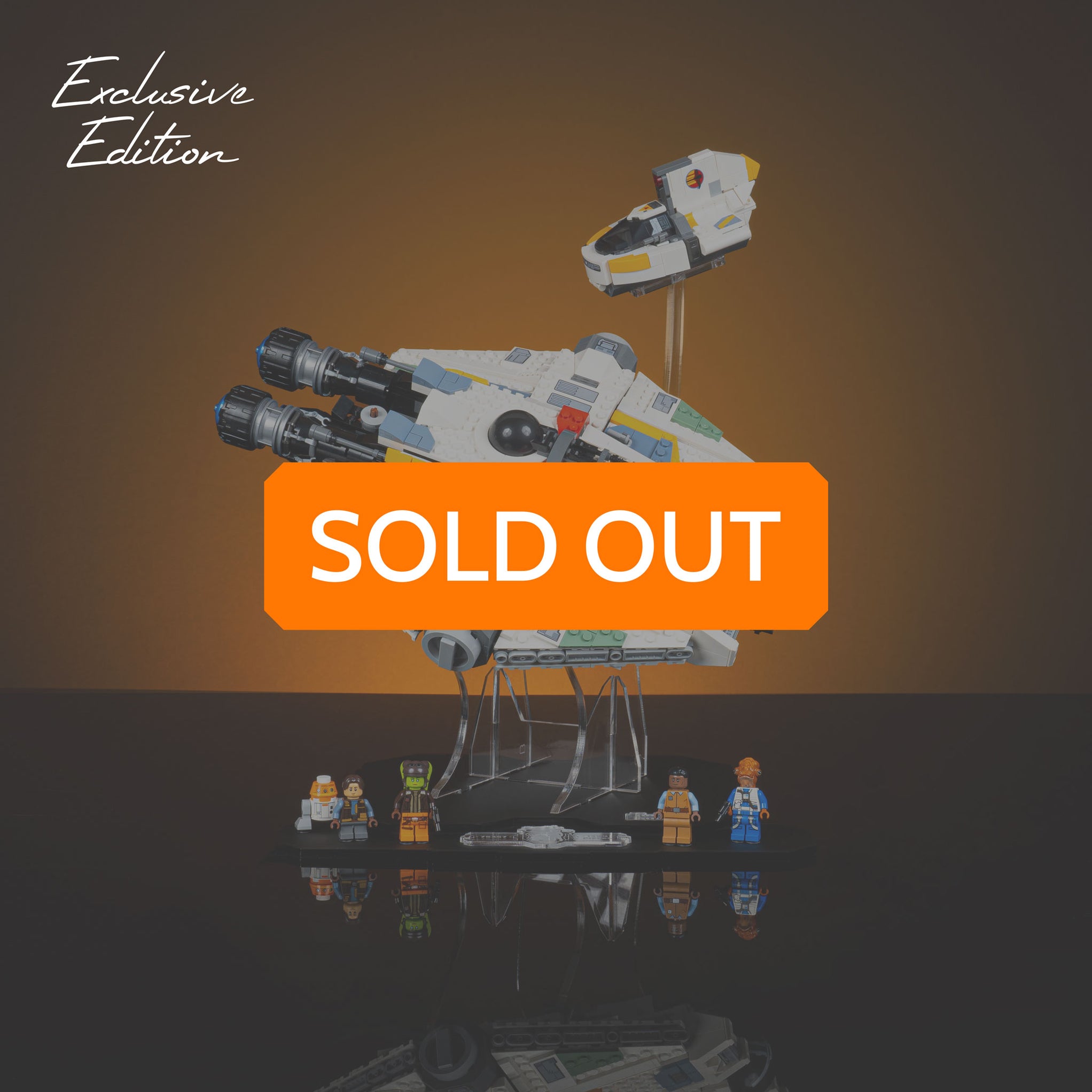 Display Stand for LEGO Star Wars Ghost & Phantom II 75357 — Wicked Brick
