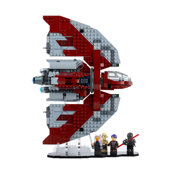 Display stand for LEGO® Star Wars™ Ahsoka Tano's T-6 Jedi Shuttle (75362)