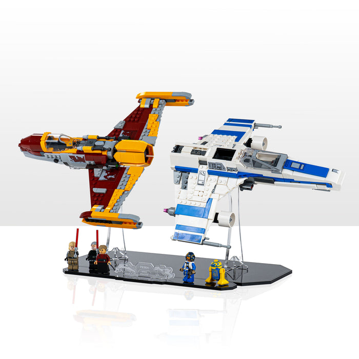 Display stand for LEGO® Star Wars™ New Republic E-Wing™ vs. Shin Hati’s Starfighter™ (75364)