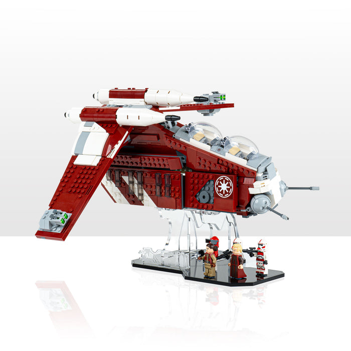 Display stand for LEGO® Star Wars™ Coruscant Guard Gunship™ (75354)