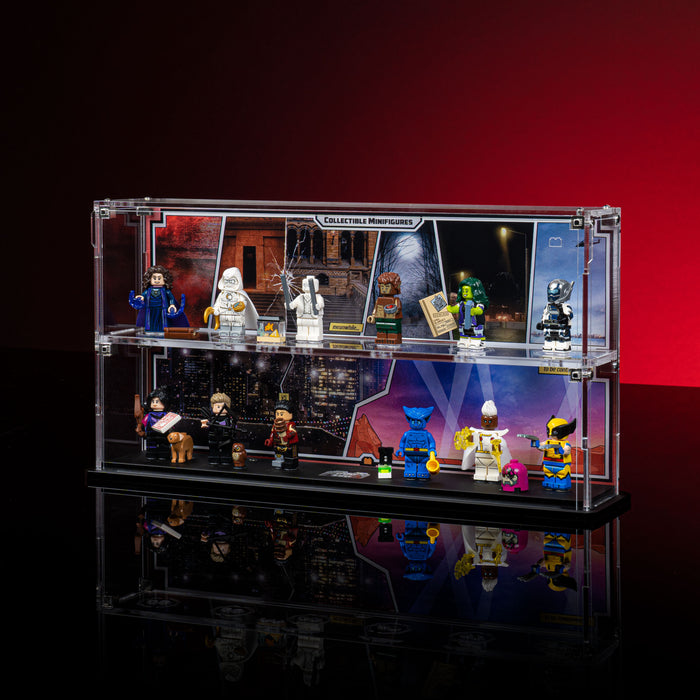 Limited Edition Display case for LEGO® Marvel Studios Collectable Minifigure Series 2 (71039)
