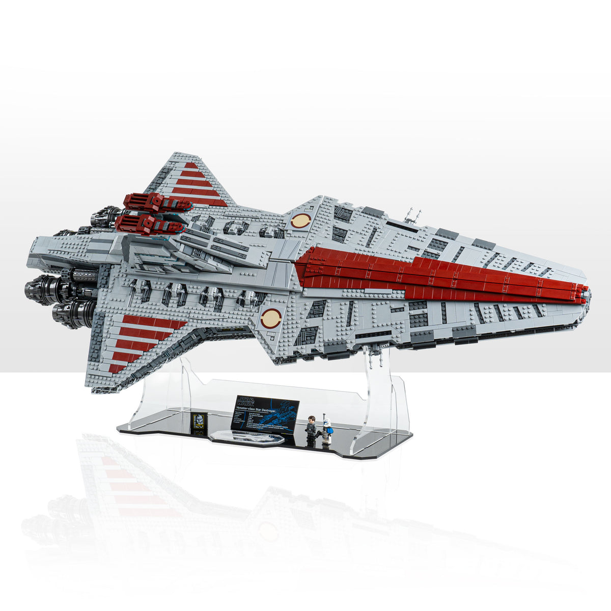 Display stand for LEGO® Star Wars™ Venator-Class Republic Attack Cruis —  Wicked Brick
