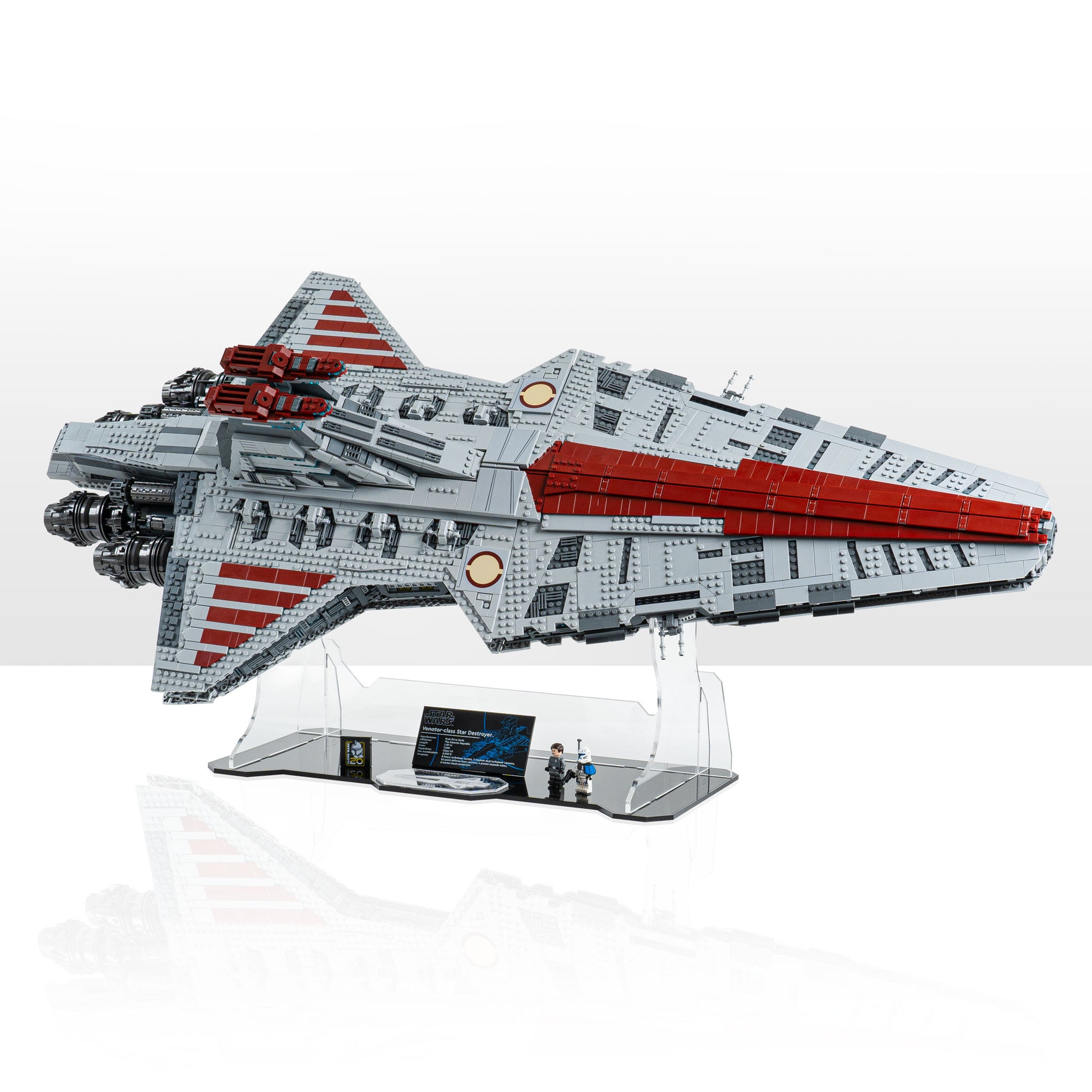 Display Stand for LEGO Star Wars Republic Attack Cruiser 75367 — Wicked ...