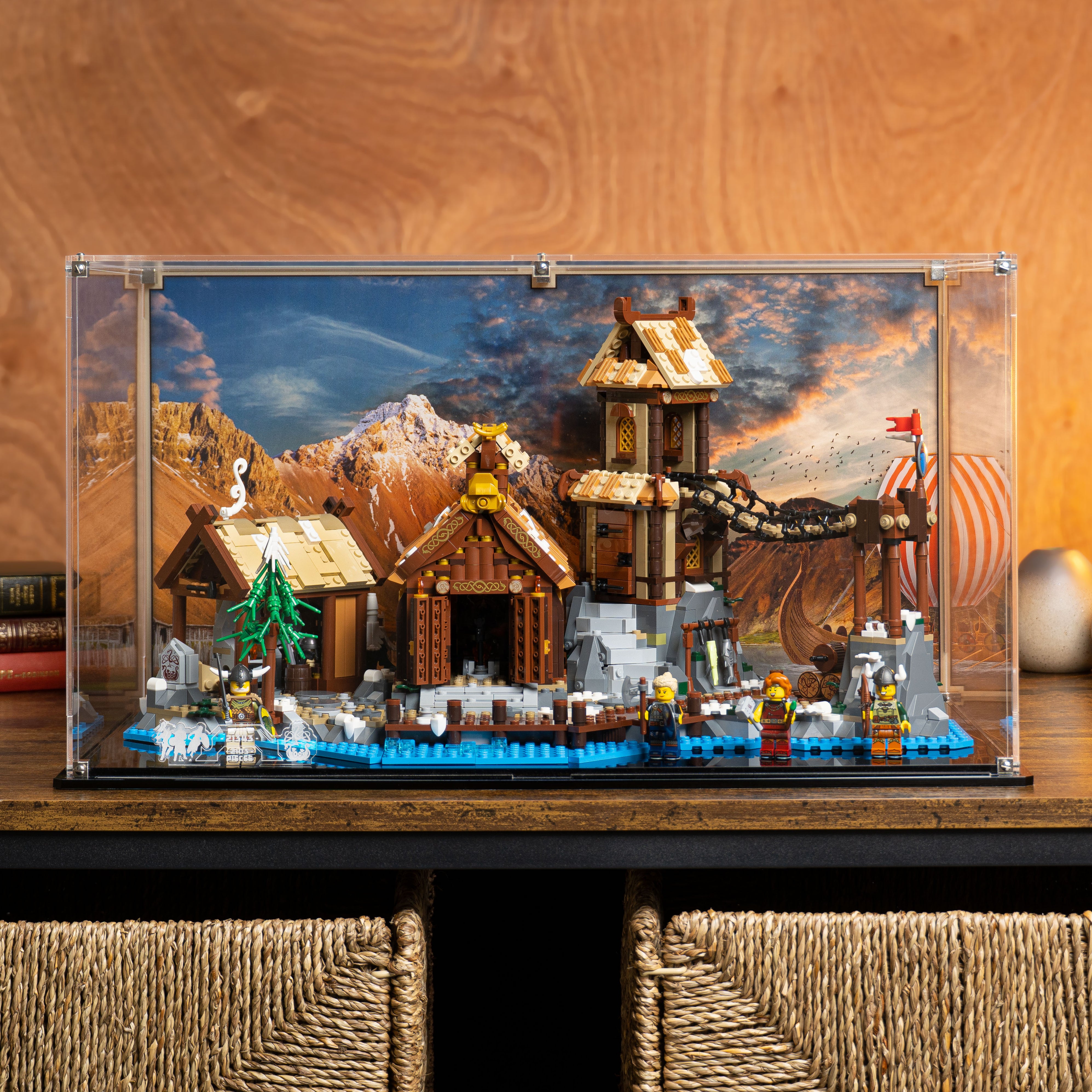 Clear Display Case for LEGO Ideas Viking Village 21343 — Wicked Brick