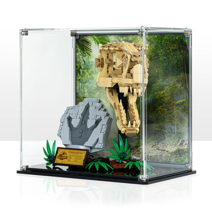 Display Case for LEGO® Jurassic World: Dinosaur Fossils: rex