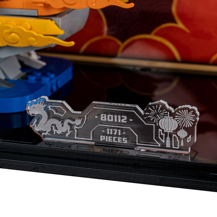 Display Case for LEGO® Spring Festival Auspicious Dragon (80112)