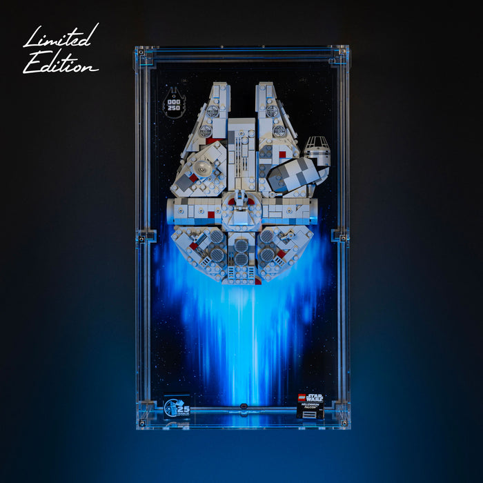 Limited Edition Wall Mounted Display Case for LEGO® Star Wars™ Midi Scale Millennium Falcon™ (75375)