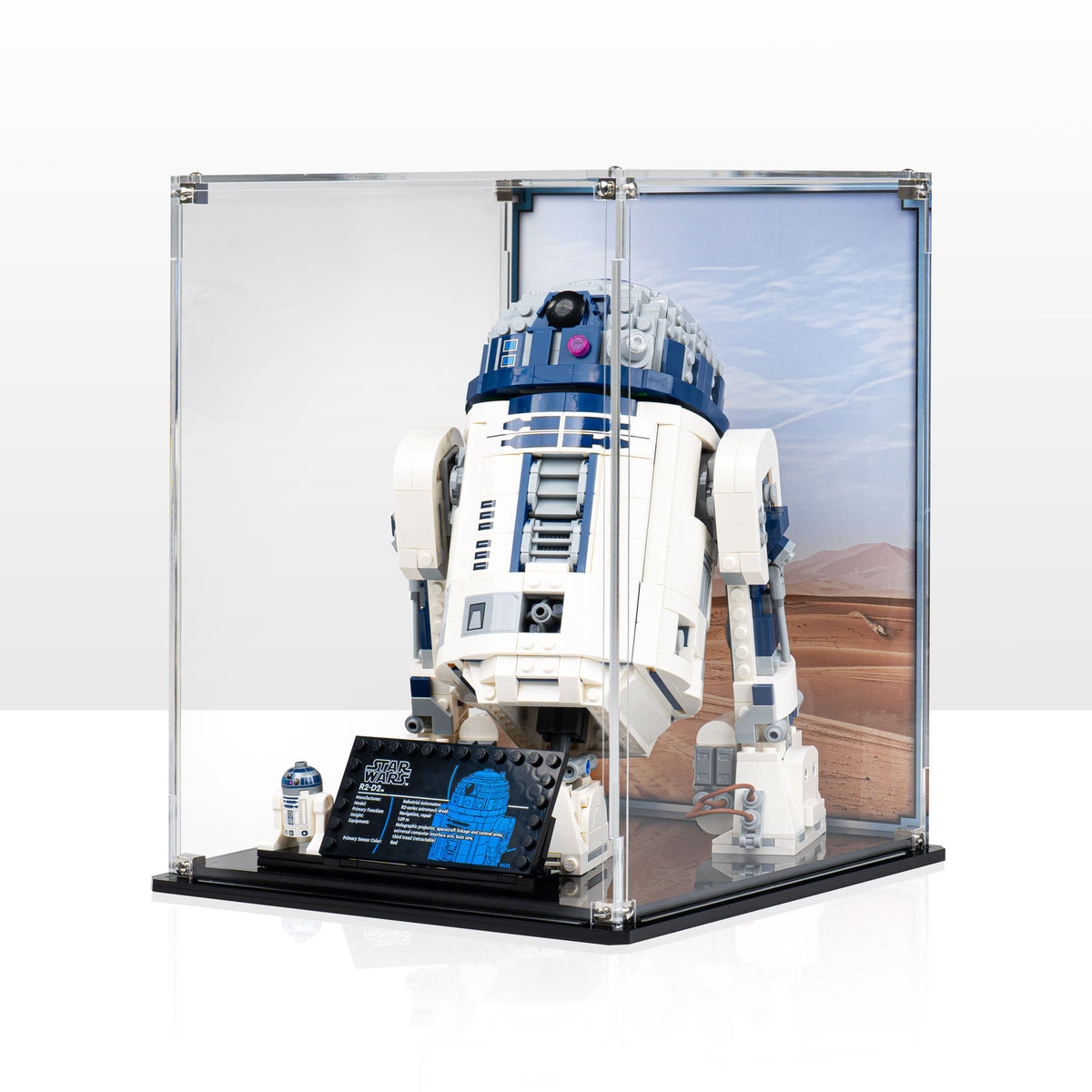 Display Case for LEGO® Star Wars R2-D2 (75379) — Wicked Brick