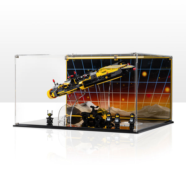 Display Case for LEGO Icons Blacktron Renegade 10355 — Wicked Brick