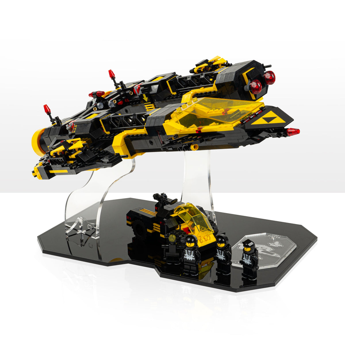 Display Stand for LEGO® Icons: Blacktron Renegade (10355) — Wicked