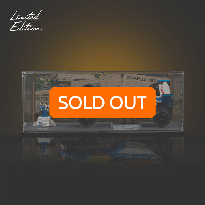 Limited Edition Display Case for LEGO® Icons: Williams Racing FW14B & Nigel Mansell (10353)