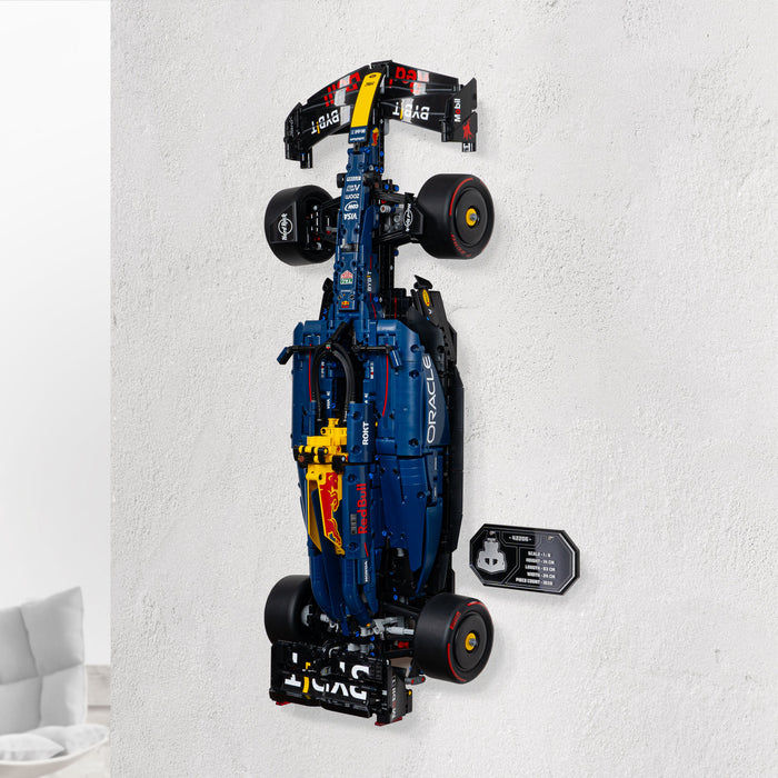 Wall Mounted Display Stand for LEGO® Technic Oracle Red Bull Racing RB20 F1 Car (42206)