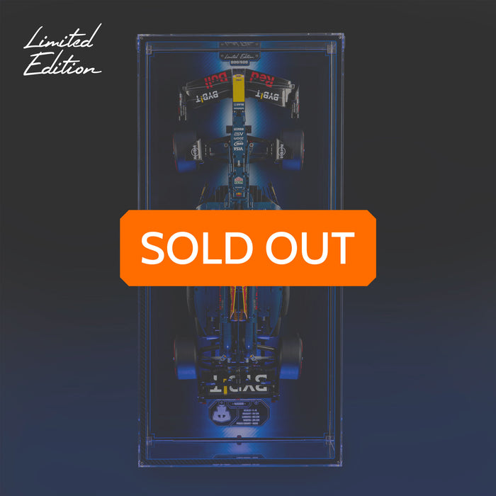 Limited Edition Wall Mounted Display Case for LEGO® Technic Oracle Red Bull Racing RB20 F1 Car (42206)
